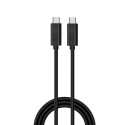 Ewent EC1046 cable USB 1 m USB 3.2 Gen 2 (3.1 Gen 2) USB C Negro