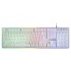 Mars Gaming MCPXWFR Combo Teclado+Ratón+Alfombrilla Blanco FR