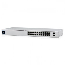 Ubiquiti Networks UniFi USW-24 switch Gestionado L2 Gigabit Ethernet (10/100/1000) Energía sobre Ethernet (PoE) Blanco - usw-24