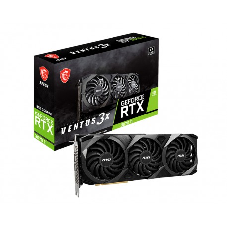 MSI RTX 3070 TI VENTUS 3X 8G OC tarjeta gráfica NVIDIA GeForce RTX 3070 Ti 8 GB GDDR6X - 4719072844028