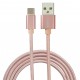 Eightt ECT-4P cable USB 1 m USB 2.0 USB C USB A Rosa