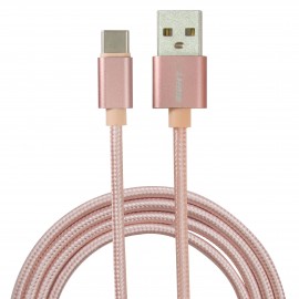 Eightt ECT-4P cable USB 1 m USB 2.0 USB C USB A Rosa