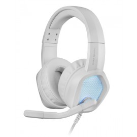 Mars Gaming MH320 Auriculares Diadema Conector de 3,5 mm USB tipo A Blanco