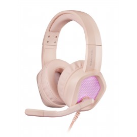 Mars Gaming MH320 Auriculares Diadema Conector de 3,5 mm USB tipo A Rosa