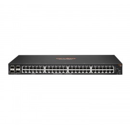 Hewlett Packard Enterprise Aruba 6100 48G 4SFP+ Gestionado L3 Gigabit Ethernet (10/100/1000) 1U Negro - jl676a