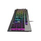 GENESIS Rhod 500 RGB teclado USB QWERTY Portugués Negro, Plata - nkg-1622