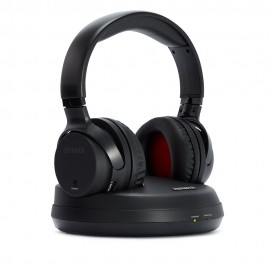 Aiwa WHF-880 auricular y casco Auriculares Diadema Base de carga Negro