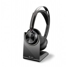 POLY Voyager Focus 2 UC Auriculares Diadema USB Tipo C Bluetooth Base de carga Negro - 214433-02