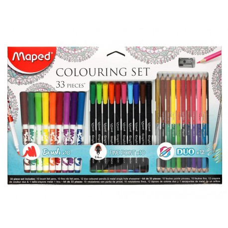 Maped Set 33 marcador 10 pieza(s) Surtido Multicolor - 897417