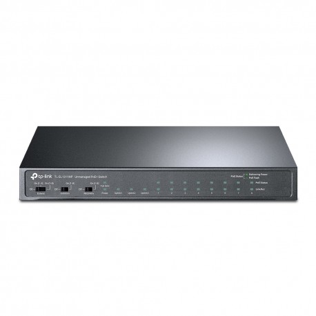 TP-LINK TL-SL1311MP switch No administrado Fast Ethernet (10/100) Energía sobre Ethernet (PoE) Negro