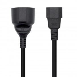 AISENS Cable Alimentación 16A, C14/M A CEE7/H, 25cm - A132-0467