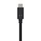 AISENS Cable USB 3.1 Gen 2 10 Gbps 3 A, Tipo C/M-A/M, Negro, 1.5m - A107-0450