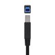 AISENS Cable USB 3.0 Impresora Tipo A/M-B/M, Negro, 3.0m - A105-0445