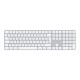 Apple Magic teclado USB + Bluetooth Español Aluminio, Blanco - mk2c3y/a