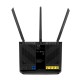 ASUS 4G-AX56 router inalámbrico Gigabit Ethernet Doble banda (2,4 GHz / 5 GHz) 3G Negro - 90IG06G0-MO3110