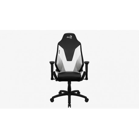 Aerocool Admiral Silla para videojuegos universal Asiento acolchado Negro, Gris, Blanco - 4710562758252