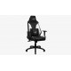 Aerocool Admiral Silla para videojuegos universal Asiento acolchado Negro, Gris, Blanco - 4710562758252