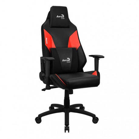 Aerocool Admiral Silla para videojuegos universal Asiento acolchado Negro, Rojo - 4710562758238