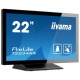 iiyama ProLite T2234AS-B1 monitor pantalla táctil 54,6 cm (21.5'') 1920 x 1080 Pixeles Multi-touch Multi-usuario Negro