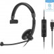 Sennheiser SC 45 USB MS Monoaural Diadema Negro - SENNHEISER-507083