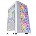 Mars Gaming MCMESHW Caja PC Gaming Micro ATX 3x Ventilador FRGB Blanco