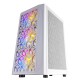 Mars Gaming MCMESHW Caja PC Gaming Micro ATX 3x Ventilador FRGB Blanco