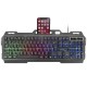 Mars Gaming MK120ES Teclado Gaming FRGB Aluminio Soporte Smartphone Español