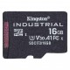 Kingston Technology Industrial memoria flash 16 GB MicroSDHC UHS-I Clase 10 - sdcit2/16gbsp