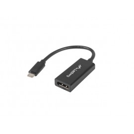 Lanberg AD-UC-DP-01 adaptador de cable de vídeo 0,15 m USB Tipo C DisplayPort Negro