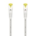 AISENS Cable De Red Latiguillo RJ45 LSZH Cat.7 600 MHz S/FTP PIMF AWG26, Blanco, 2.0 m - A146-0491