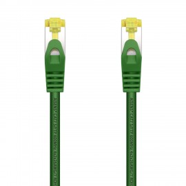 AISENS Cable De Red Latiguillo RJ45 LSZH Cat.7 600 MHz S/FTP PIMF AWG26, Verde, 2.0 m - A146-0483