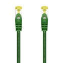 AISENS Cable De Red Latiguillo RJ45 LSZH Cat.7 600 MHz S/FTP PIMF AWG26, Verde, 2.0 m - A146-0483