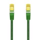 AISENS Cable De Red Latiguillo RJ45 LSZH Cat.7 600 MHz S/FTP PIMF AWG26, Verde, 2.0 m - A146-0483