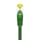 AISENS Cable De Red Latiguillo RJ45 LSZH Cat.7 600 MHz S/FTP PIMF AWG26, Verde, 2.0 m - A146-0483