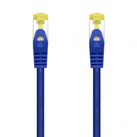 AISENS Cable De Red Latiguillo RJ45 LSZH Cat.7 600 MHz S/FTP PIMF AWG26, Azul, 2.0 m - A146-0479