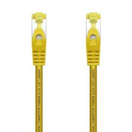 AISENS Cable De Red Latiguillo RJ45 LSZH Cat.7 600 MHz S/FTP PIMF AWG26, Amarillo, 2.0 m - A146-0475