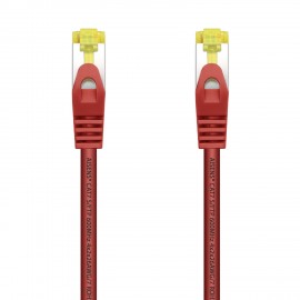 AISENS Cable De Red Latiguillo RJ45 LSZH Cat.7 600 MHz S/FTP PIMF AWG26, Rojo, 2.0 m - A146-0471