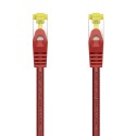 AISENS Cable De Red Latiguillo RJ45 LSZH Cat.7 600 MHz S/FTP PIMF AWG26, Rojo, 2.0 m - A146-0471