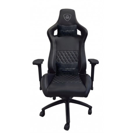 KeepOut XSPROHAMMER Silla para videojuegos universal Asiento acolchado Negro, Gris