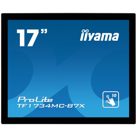 iiyama ProLite TF1734MC-B7X monitor pantalla táctil 43,2 cm (17'') 1280 x 1024 Pixeles Multi-touch Negro