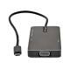 StarTech.com DKT30CHVPD2 hub de interfaz USB 3.2 Gen 1 (3.1 Gen 1) Type-C 5000 Mbit/s Negro, Gris