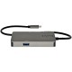 StarTech.com DKT30CHVPD2 hub de interfaz USB 3.2 Gen 1 (3.1 Gen 1) Type-C 5000 Mbit/s Negro, Gris