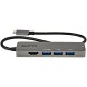 StarTech.com DKT30CHPD3 hub de interfaz USB 3.2 Gen 1 (3.1 Gen 1) Type-C 5000 Mbit/s Negro, Gris