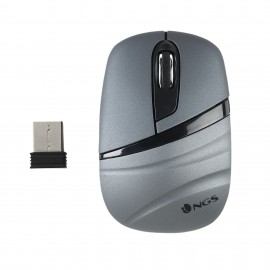 NGS ASH DUAL ratón Ambidextro RF inalámbrica + Bluetooth Óptico 1200 DPI - NGS-MOUSE-1123