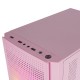 Mars Gaming MC300P Caja PC Micro ATX Cristal Templado 3xVentilador FRGB Rosa