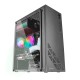 Mars Gaming MC100 Caja PC ATX Ventilador 90mm FRGB Convect-Cool Negro