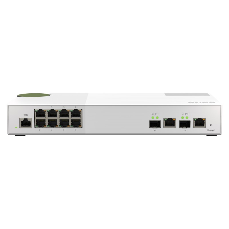 QNAP QSW-M2108R-2C switch Gestionado L2 Gigabit Ethernet (10/100/1000 ...