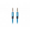 Lanberg CA-MJMJ-10CU-0030-BL cable de audio 3 m 3,5mm Azul