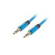 Lanberg CA-MJMJ-10CU-0030-BL cable de audio 3 m 3,5mm Azul