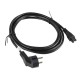 Lanberg CA-C5CA-11CC-003-BK cable de transmisión Negro 3 m C5 acoplador CEE7/7